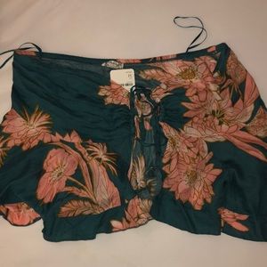 Free People strapless tie top